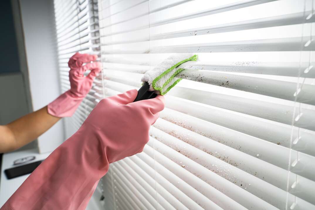 Step to take to clean your blinds